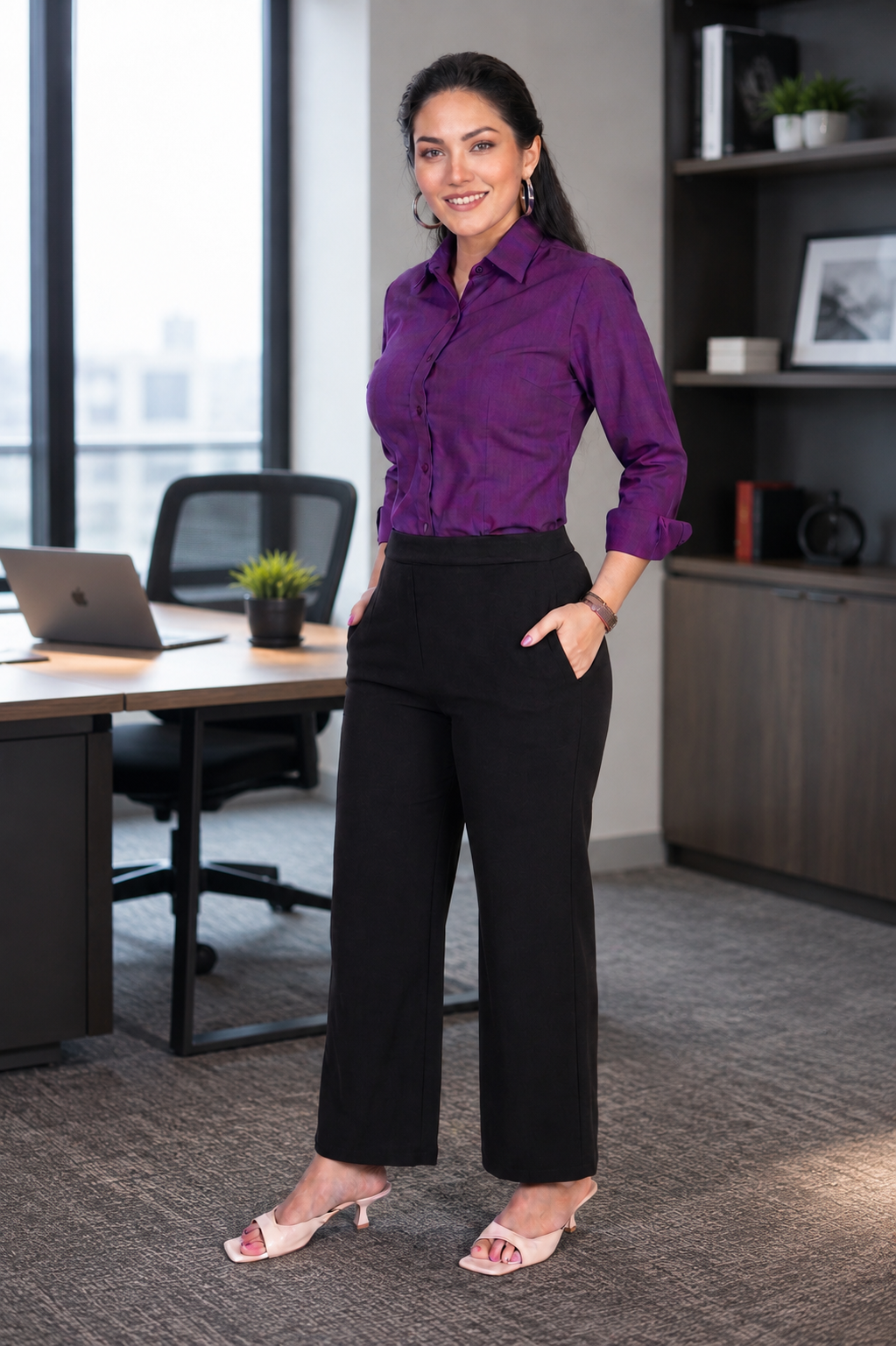 Casual And Formal Straight-Fit Pant