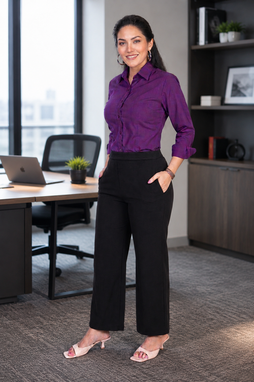 Casual And Formal Straight-Fit Pant