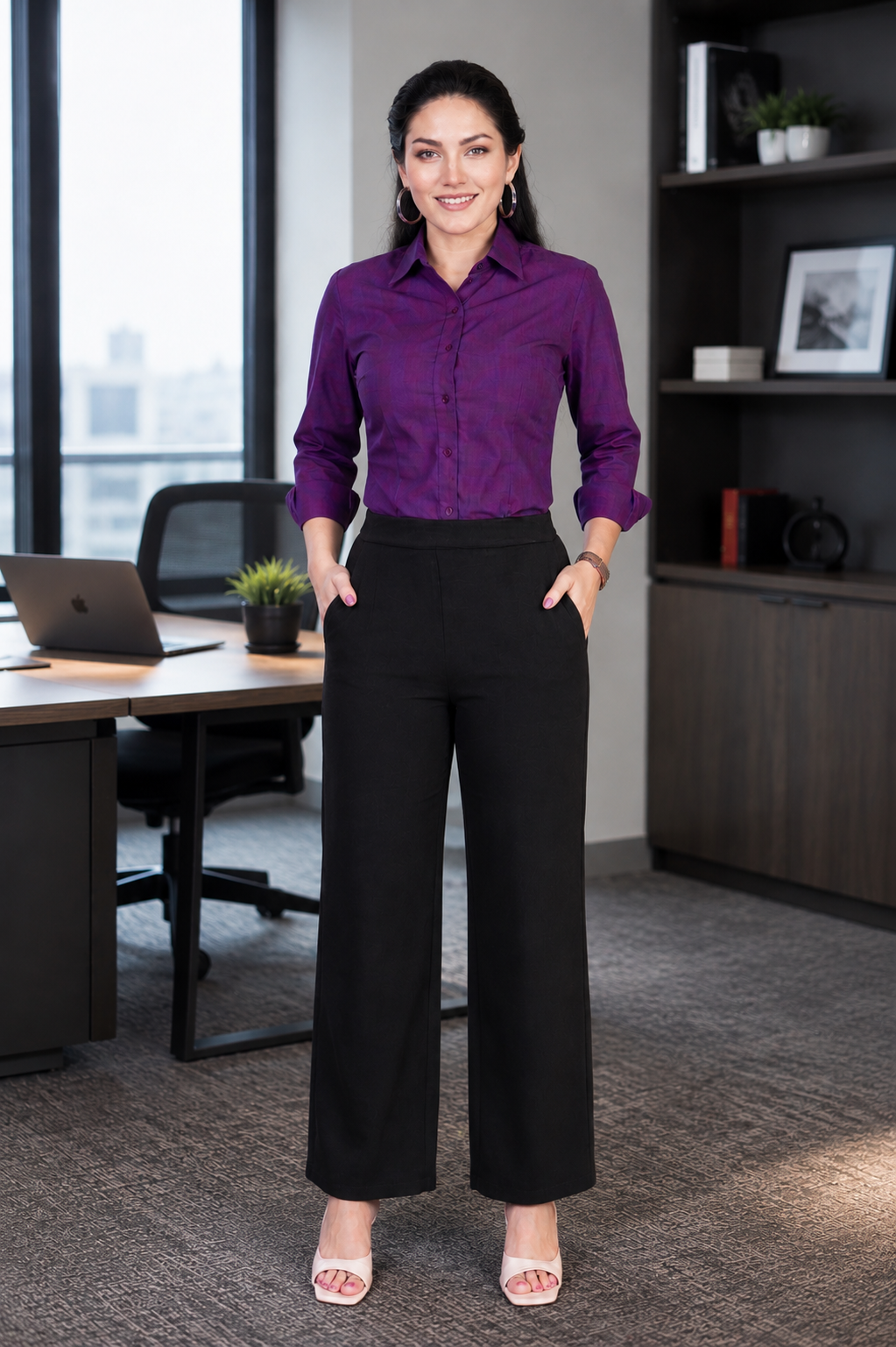 Casual And Formal Straight-Fit Pant